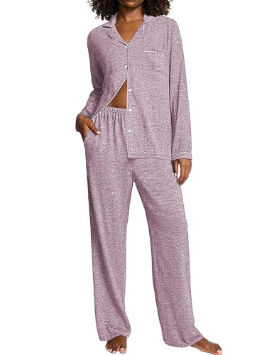 Women's Cuban Collar Printed Long Sleeve Shirt Set Casual Minimalist