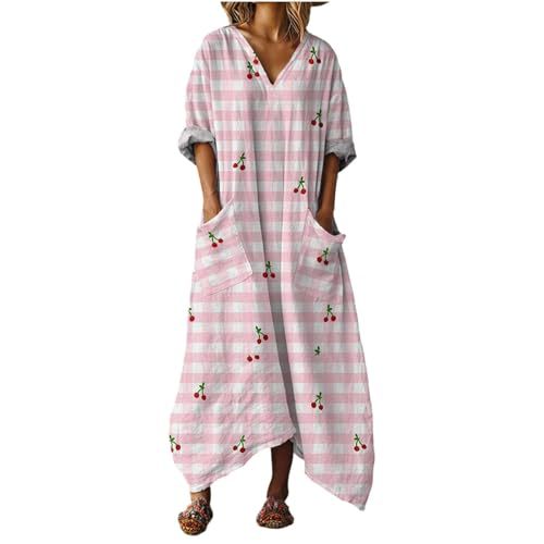 Women's Boho A-Line Midi Dress with 3D Print