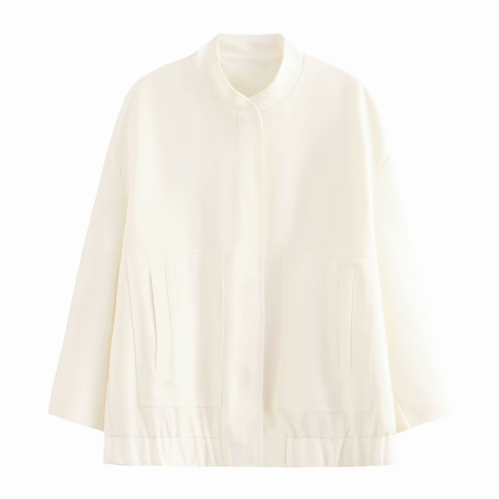 Women's Oversized Longline Bomber Jacket