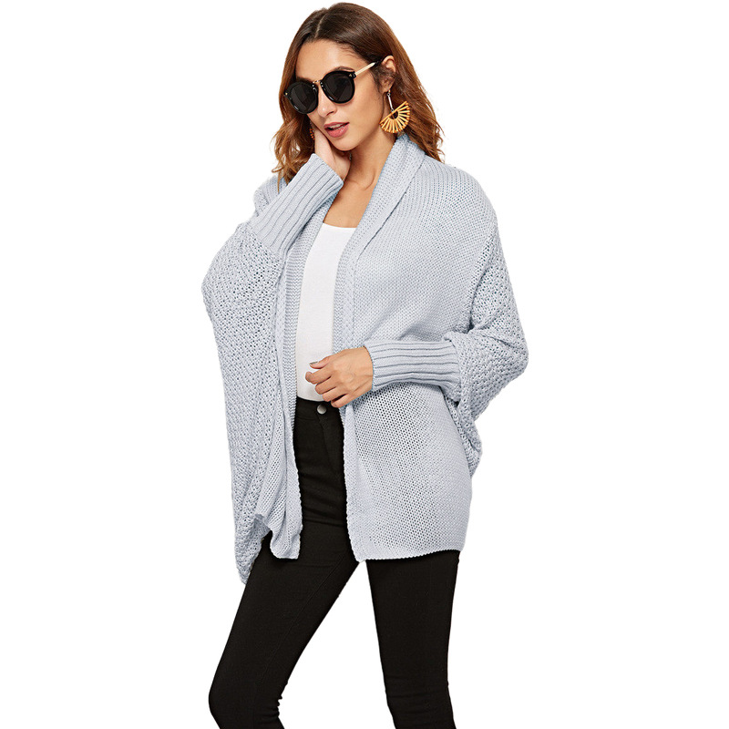 Women's Off-Shoulder Loose Knit Cardigan Sweater