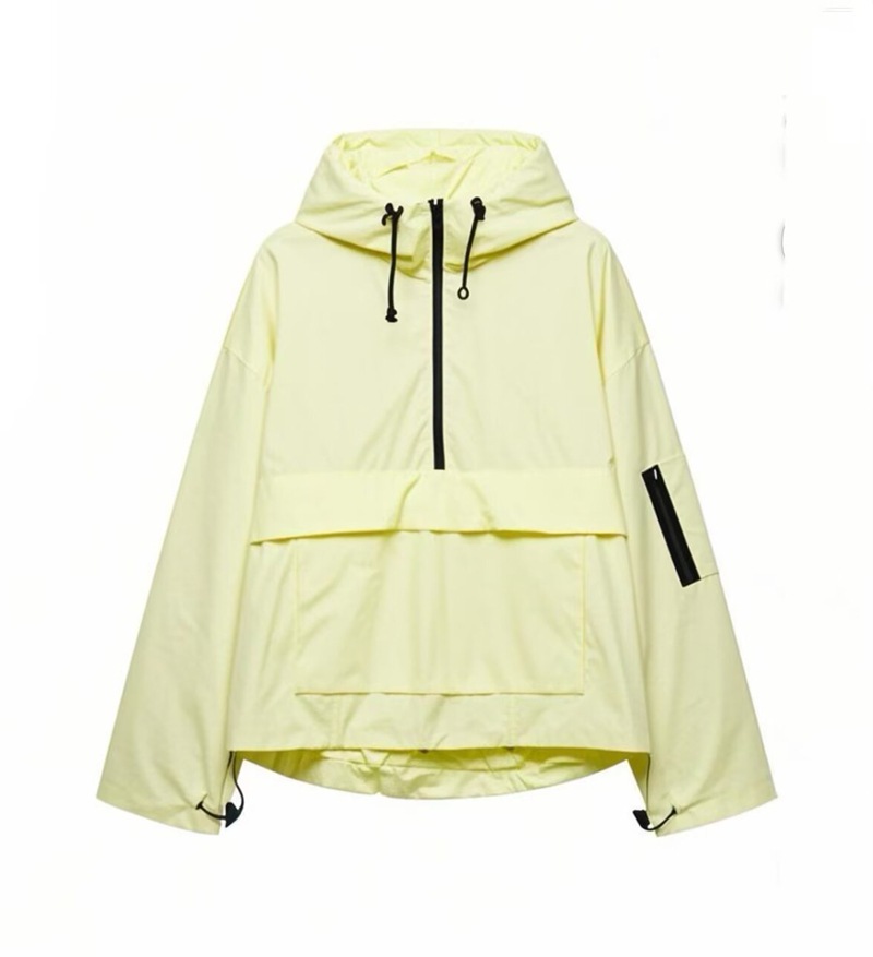 Women's Solid Color Hooded Long Sleeve Casual Jacket