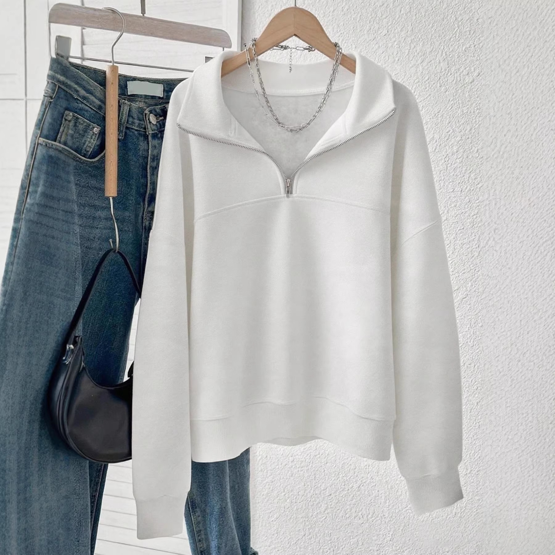 Zip-Up Hoodie Casual Comfortable Everyday Wear