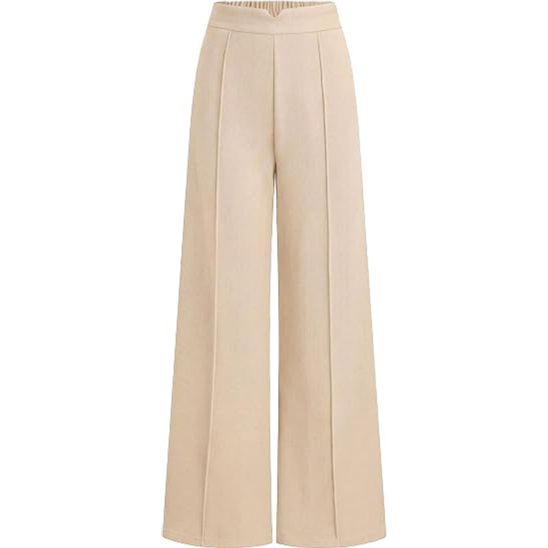 High-Waist Straight-Leg Wide-Leg Dress Pants for Women