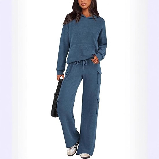 Women's 2-Piece Oversized Hoodie and Sweatpants Set