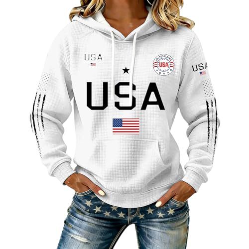 Women's Star Print Casual Hoodie
