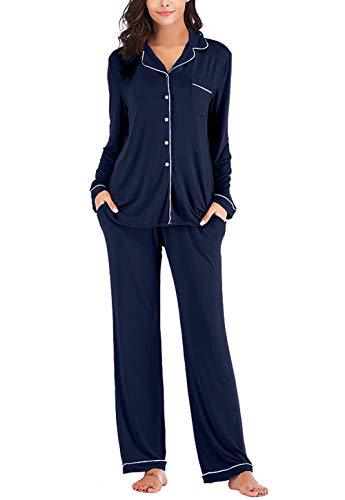 Women's Cuban Collar Printed Long Sleeve Button Set