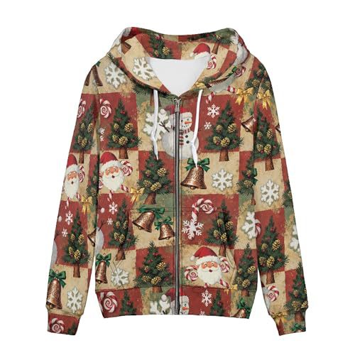 Women's Animal & Floral Print Hoodie Long Sleeve Crewneck