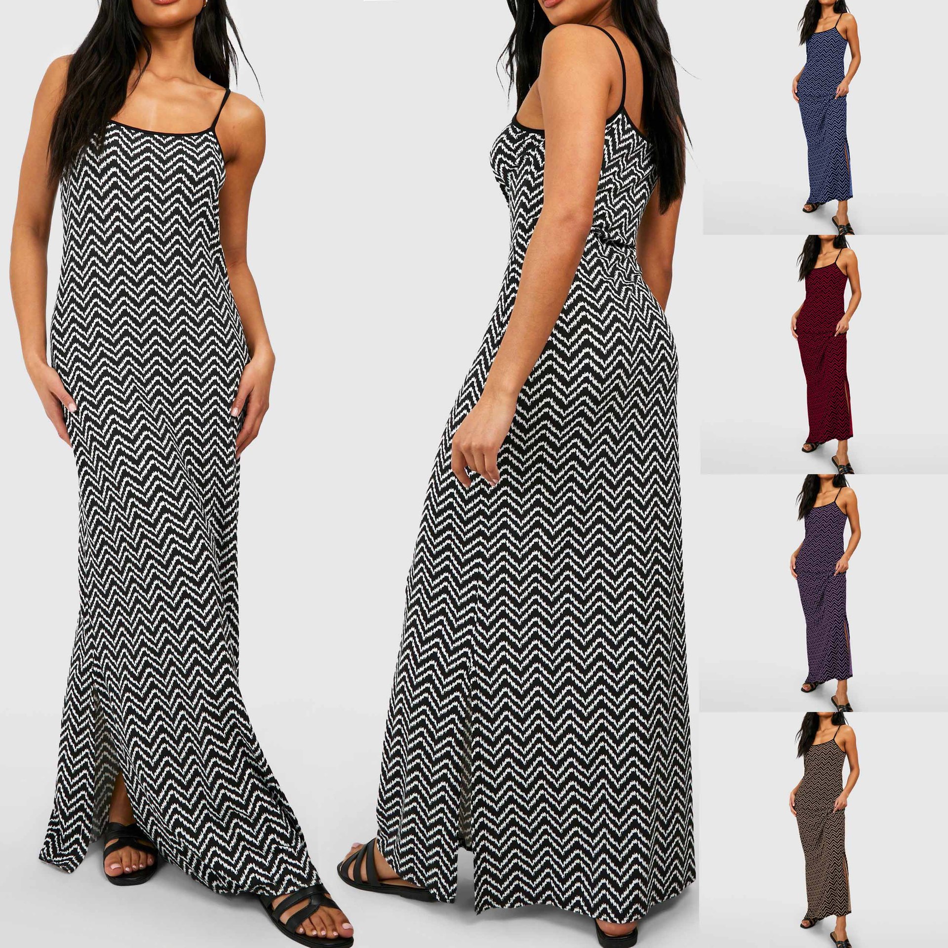 Women's Sleeveless Split Thigh Long Dress