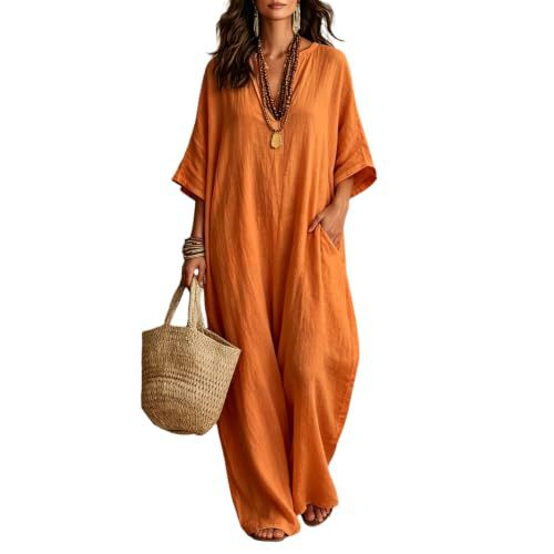 Women's Elegant Print Casual Dress with 3D Pattern, Deep V-Neck, Mid-Length, Polyester