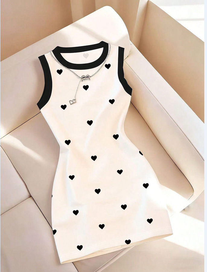Women's Sleeveless Bodycon Dress Slimming A-Line Midi