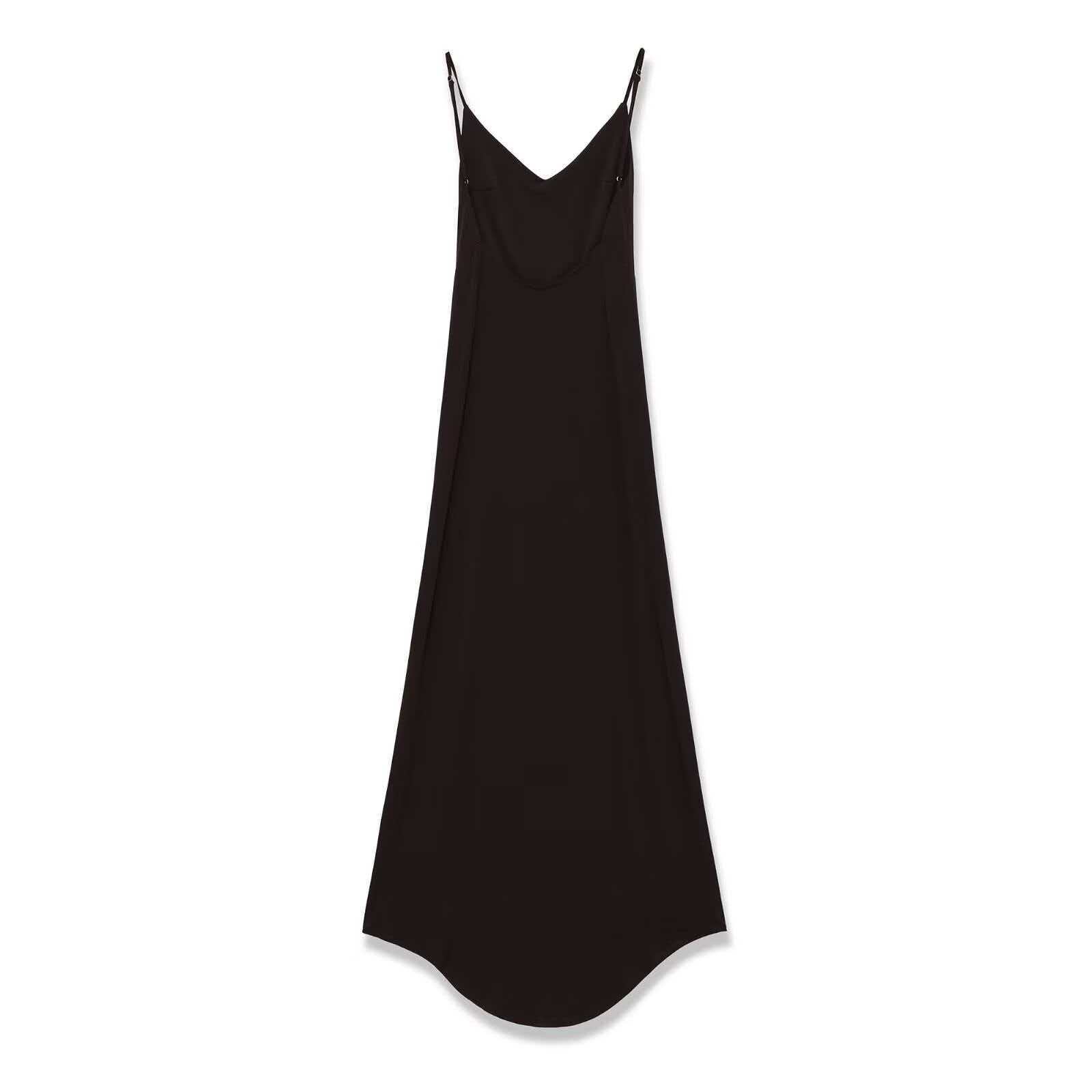 Women's Sexy Backless V-Neck Slit Cami Long Dress