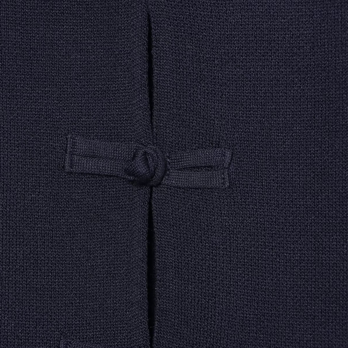 Women's Loose Knit Cardigan with Knot Button Detail