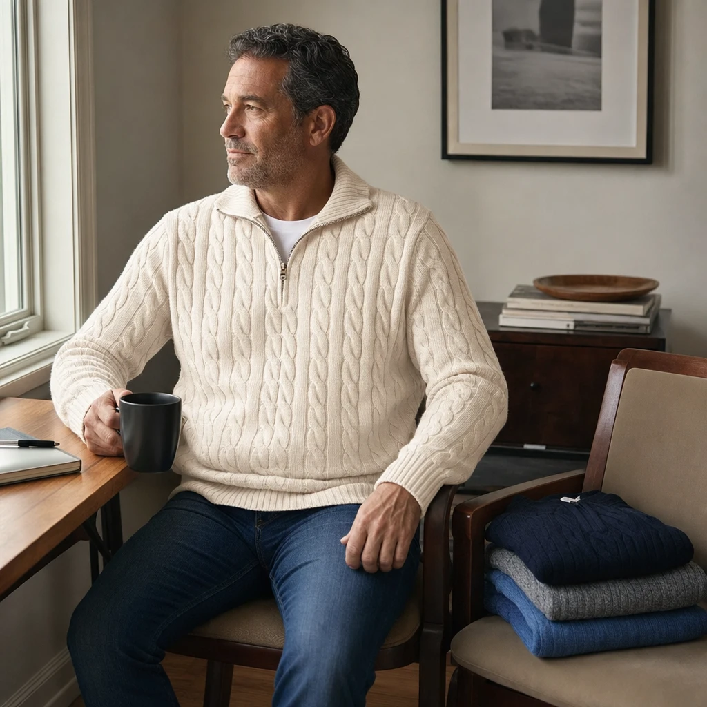 André Ferran Caldwell Knit Pullover