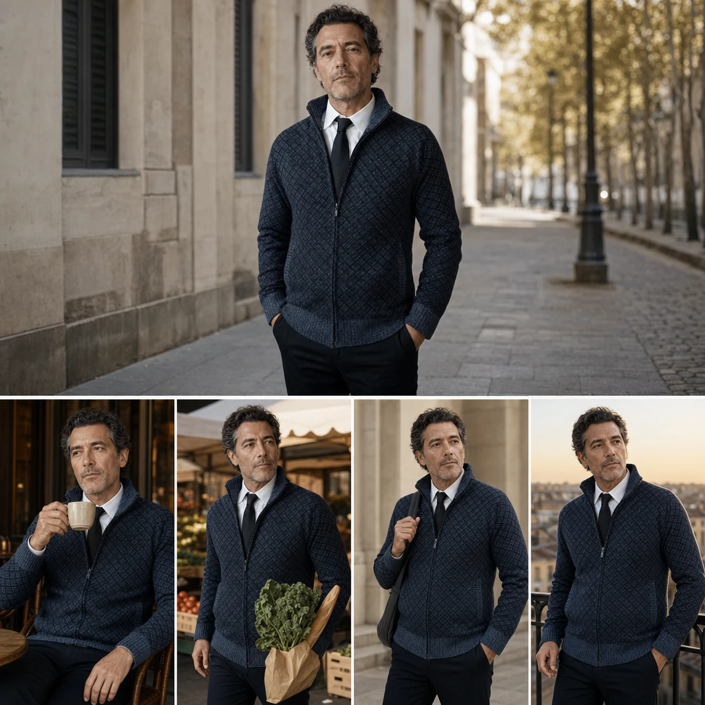 Montpellier Zip-Up Sweater