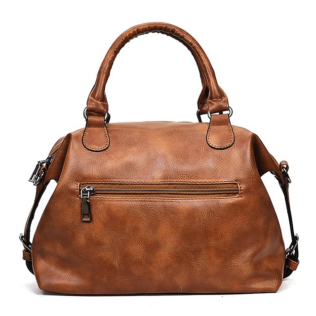 Women's Leather Satchel Handbag - Perfect for Daily Use, Work, and Travel