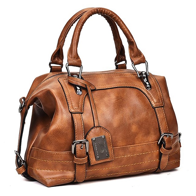 Women's Leather Satchel Handbag - Perfect for Daily Use, Work, and Travel