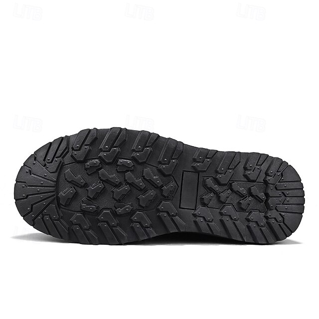 Men's Brown Casual Work Shoes – Durable Non-Slip Sole, Easy Twist Lock Closure, Comfortable Low-Top Design for Daily Wear, Office, and Outdoor Activities