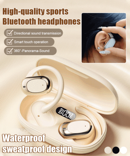 Wireless Bluetooth headset without ear hook