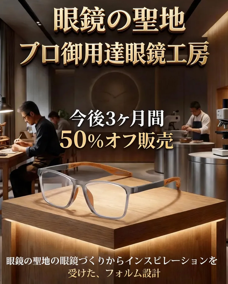 Ultra-light and comfortable anti-blue light presbyopia glasses