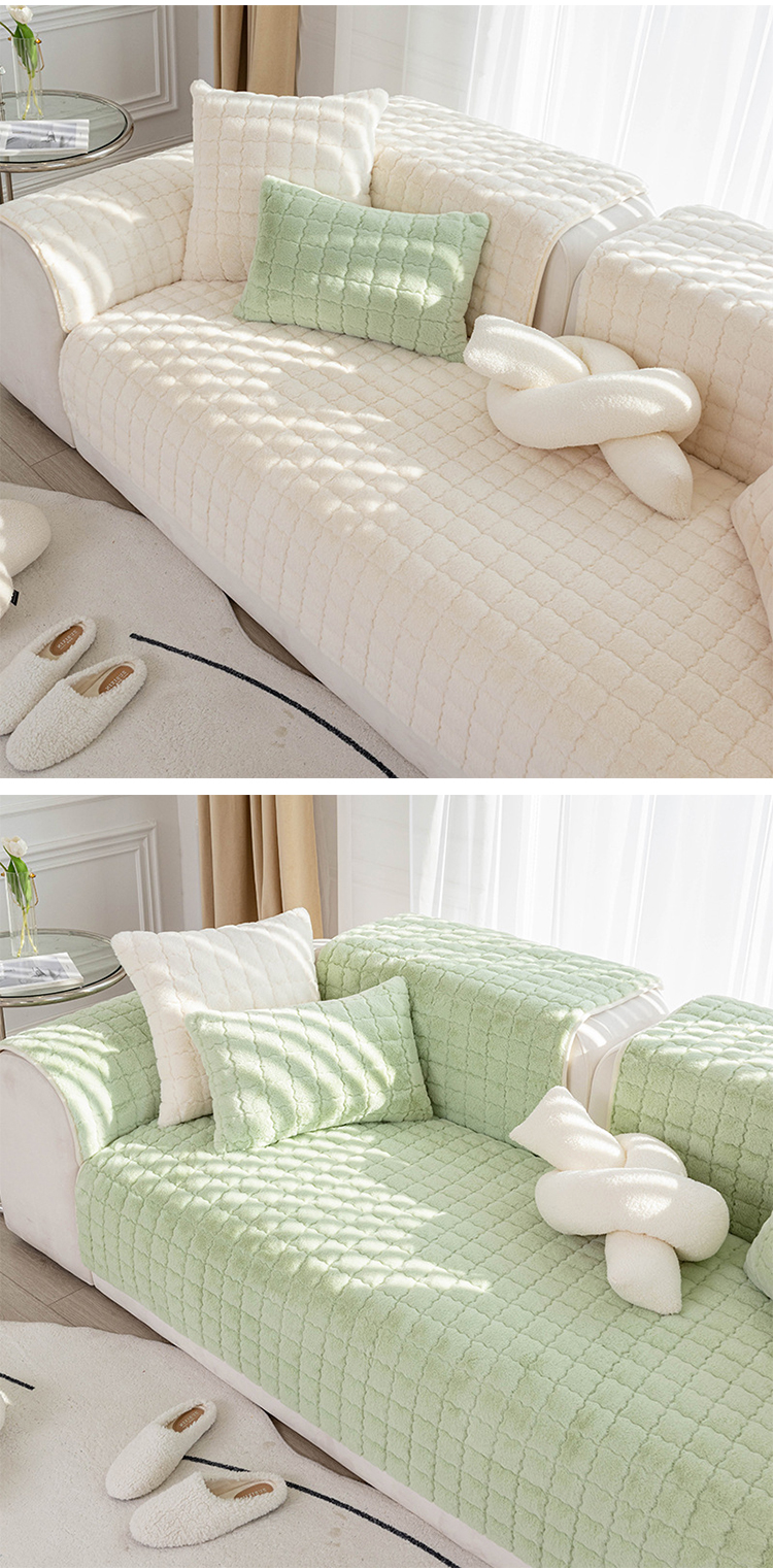 Cushion cover detail showing quality stitching