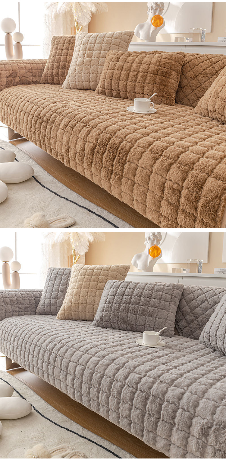 Universal fit cushion cover for chairs and sofas