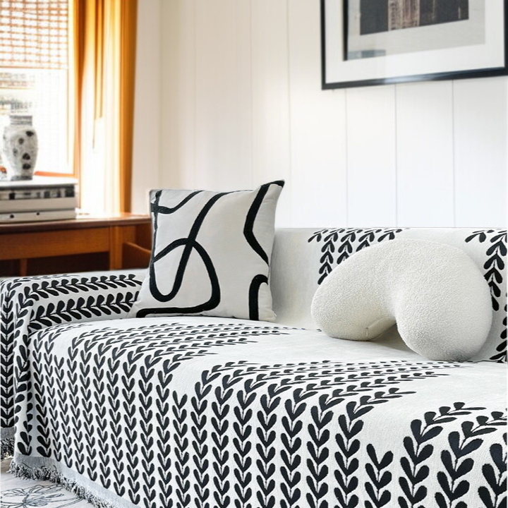 Sofa cover towel providing shade and style