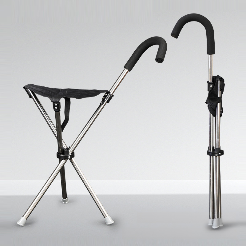 Outdoor Folding Crutch Chair