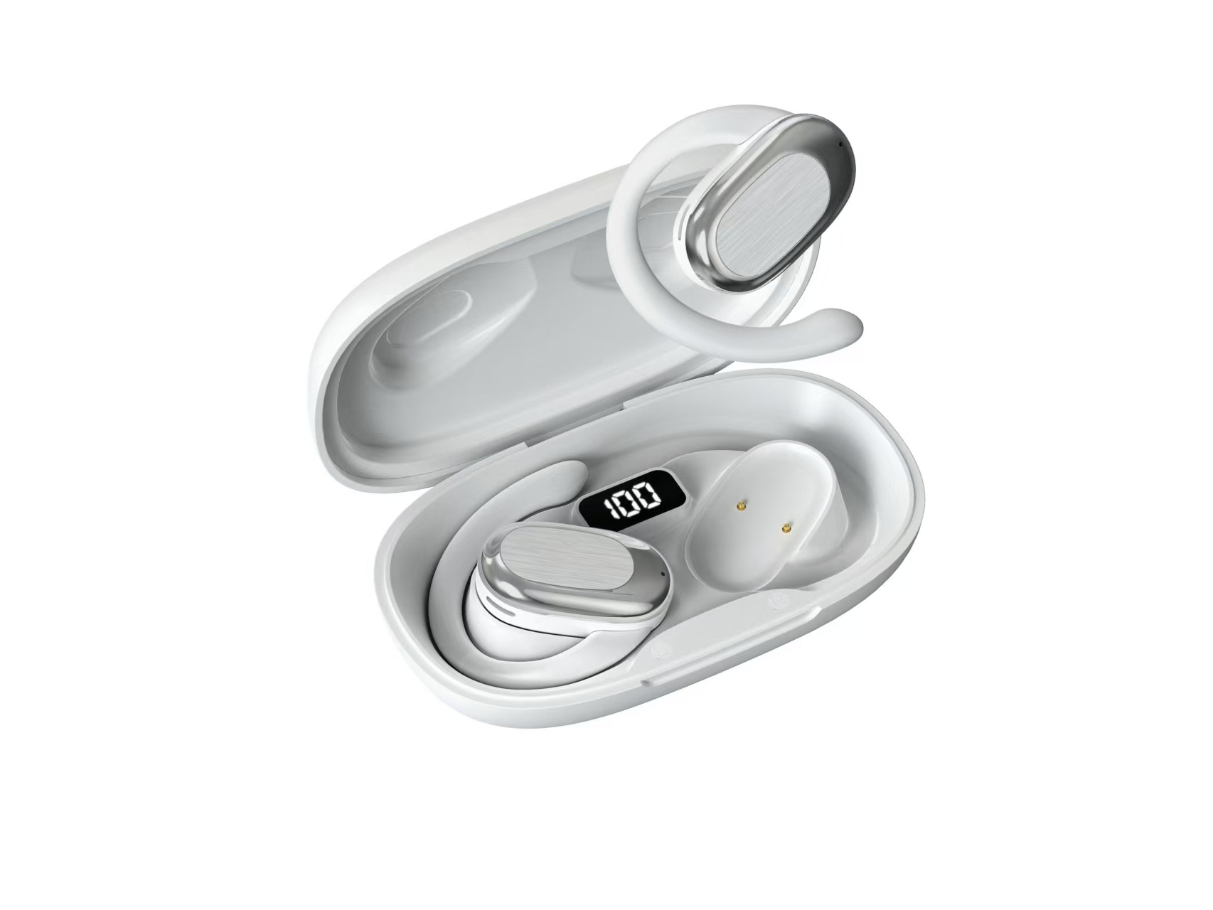 Wireless Bluetooth headset without ear hook