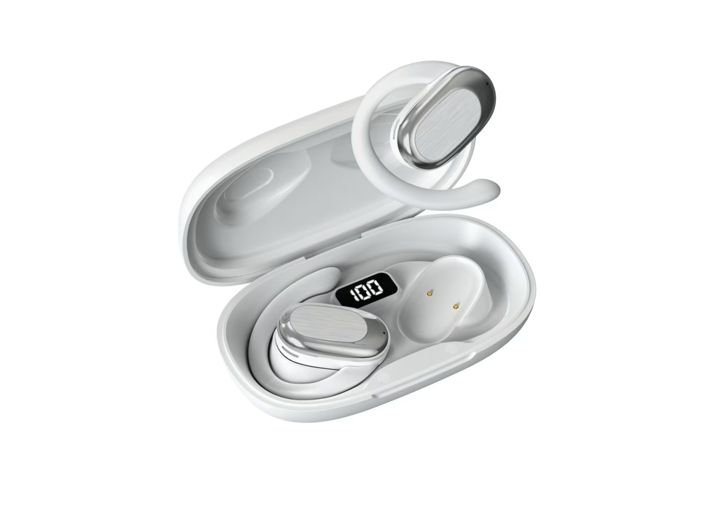 Wireless Bluetooth headset without ear hook