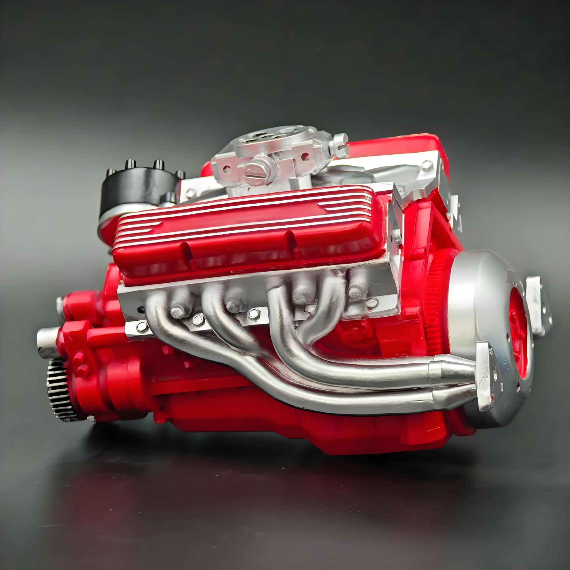 New V8 engine ornament