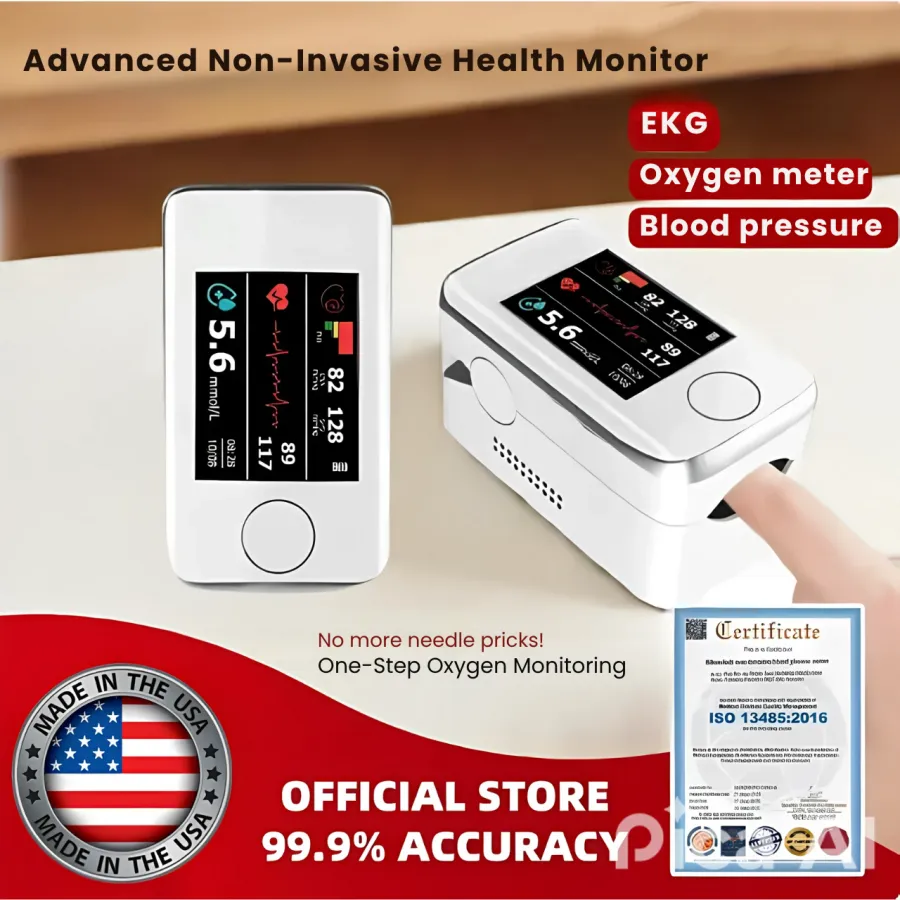 Advanced Non-Invasive Health Monitor-🔥10,000+ sold in last 30 day_Non-99.9% Accuracy ✅GMP Approved