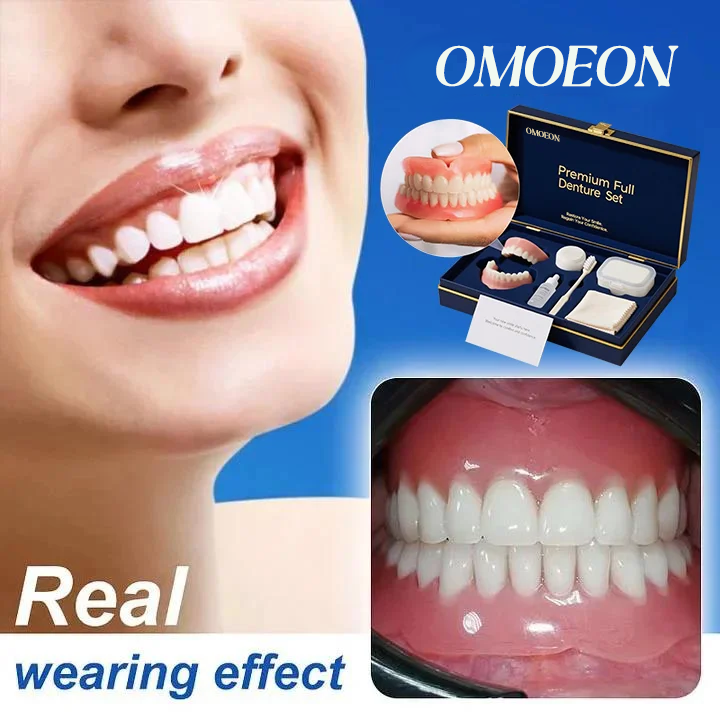 Ends Today: 70% OFF! ⏰Omoeon™ Medical Full Denture with Strong Suctiond🦷Obtain American Dental Association (ADA) Certification