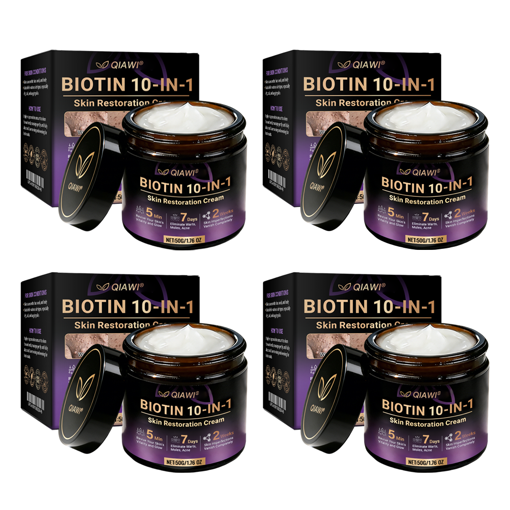 Made and Shipped from USA ✨QIAWI® Biotin 10-in-1 Skin Restoration Cream 🍀
