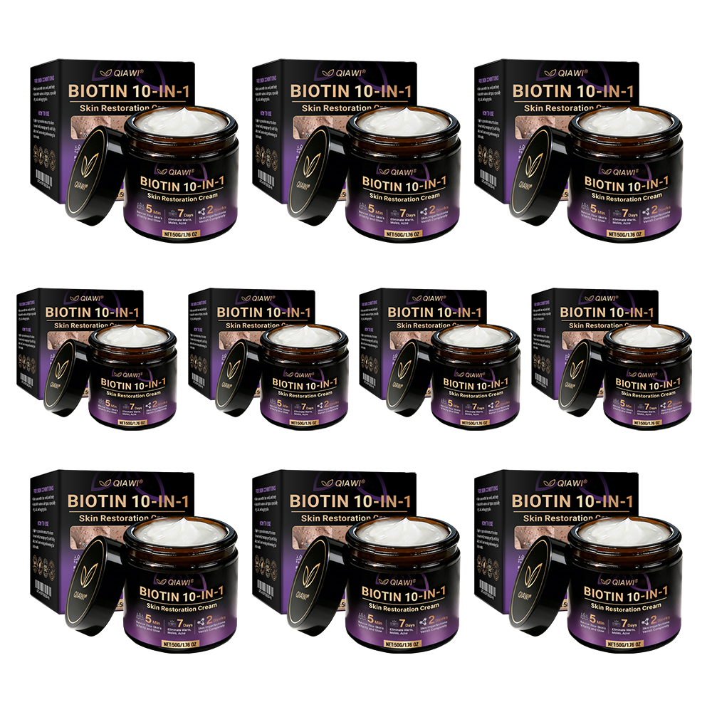 Made and Shipped from USA ✨QIAWI® Biotin 10-in-1 Skin Restoration Cream 🍀