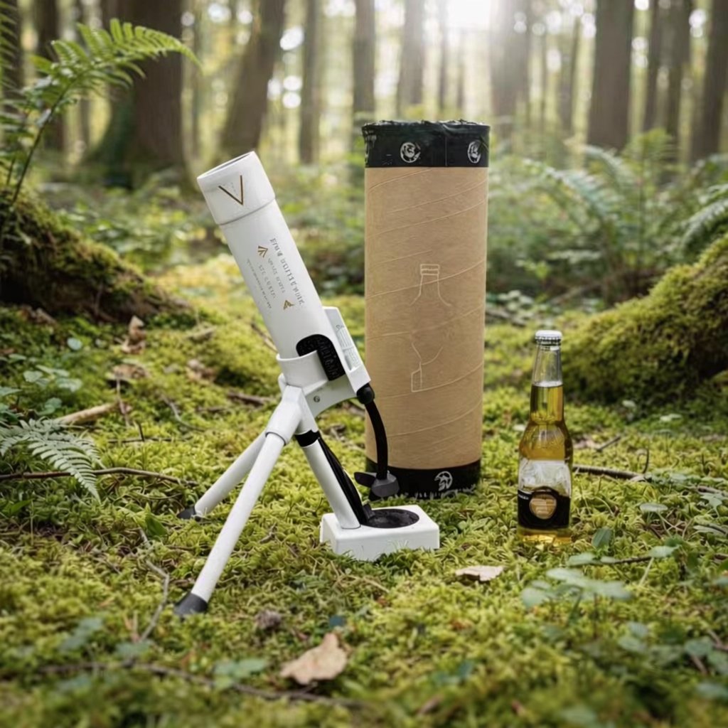 🔥LAST DAY 59% OFF🔥- 🚀 51mm Beer Bottle Mortar Bottle Opener 🍻– Novelty Cap-Launching Desk & Bar Accessory🔥