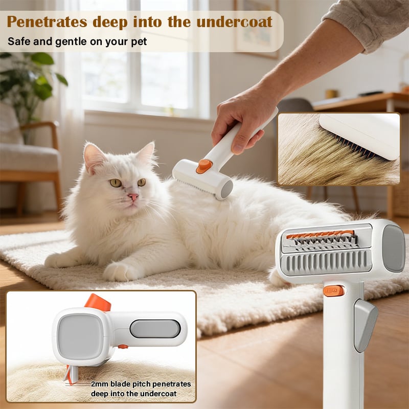 🔥2026 SALE - 2-IN-1 Pet Self-Detangling & Grooming Comb