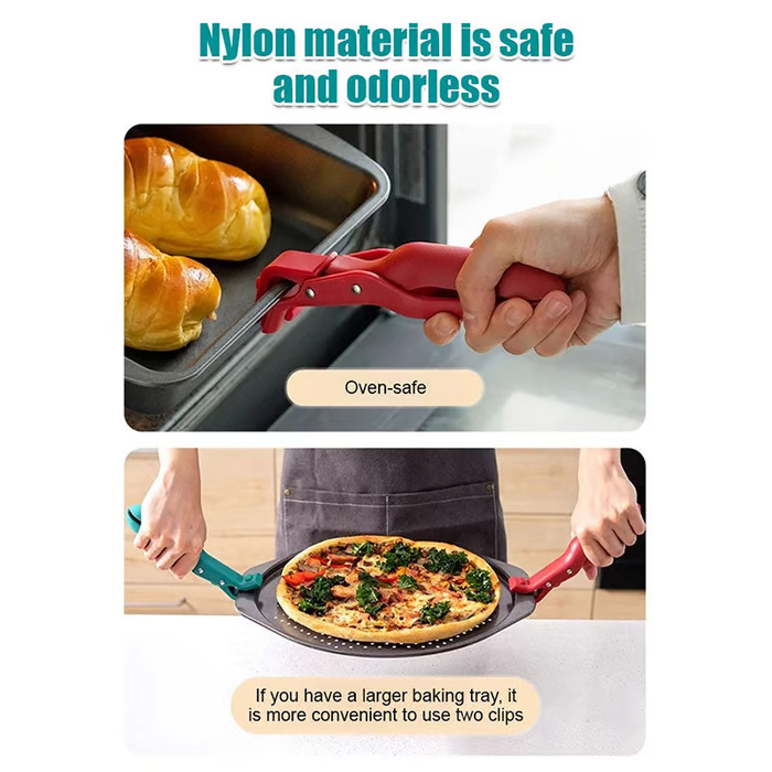 🔥 Heat-Resistant Bowl Gripper Tongs – Safe & Effortless Handling for Hot Dishes! 🍜