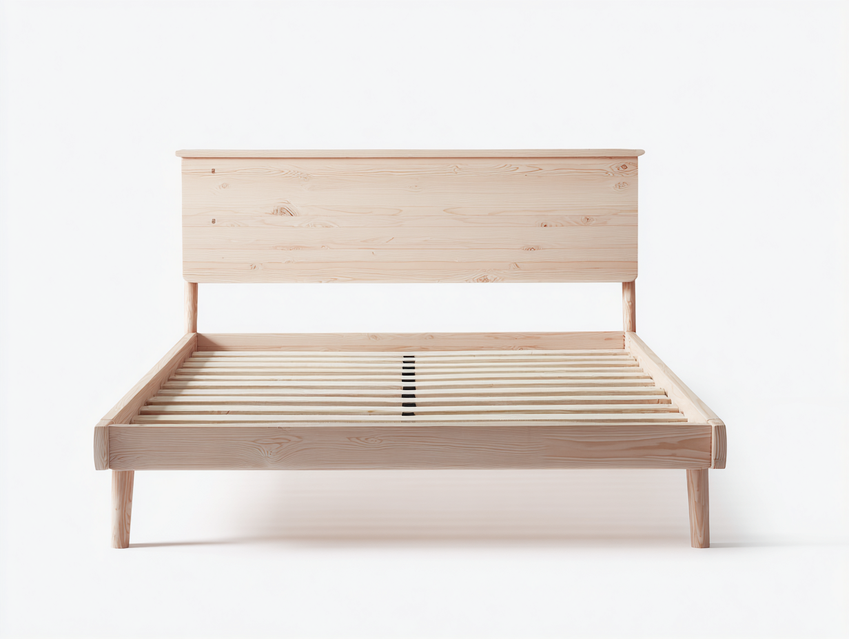 Camas dobles-madera-200x160x98 cm-Natural-estilo nórdico-Casauploft