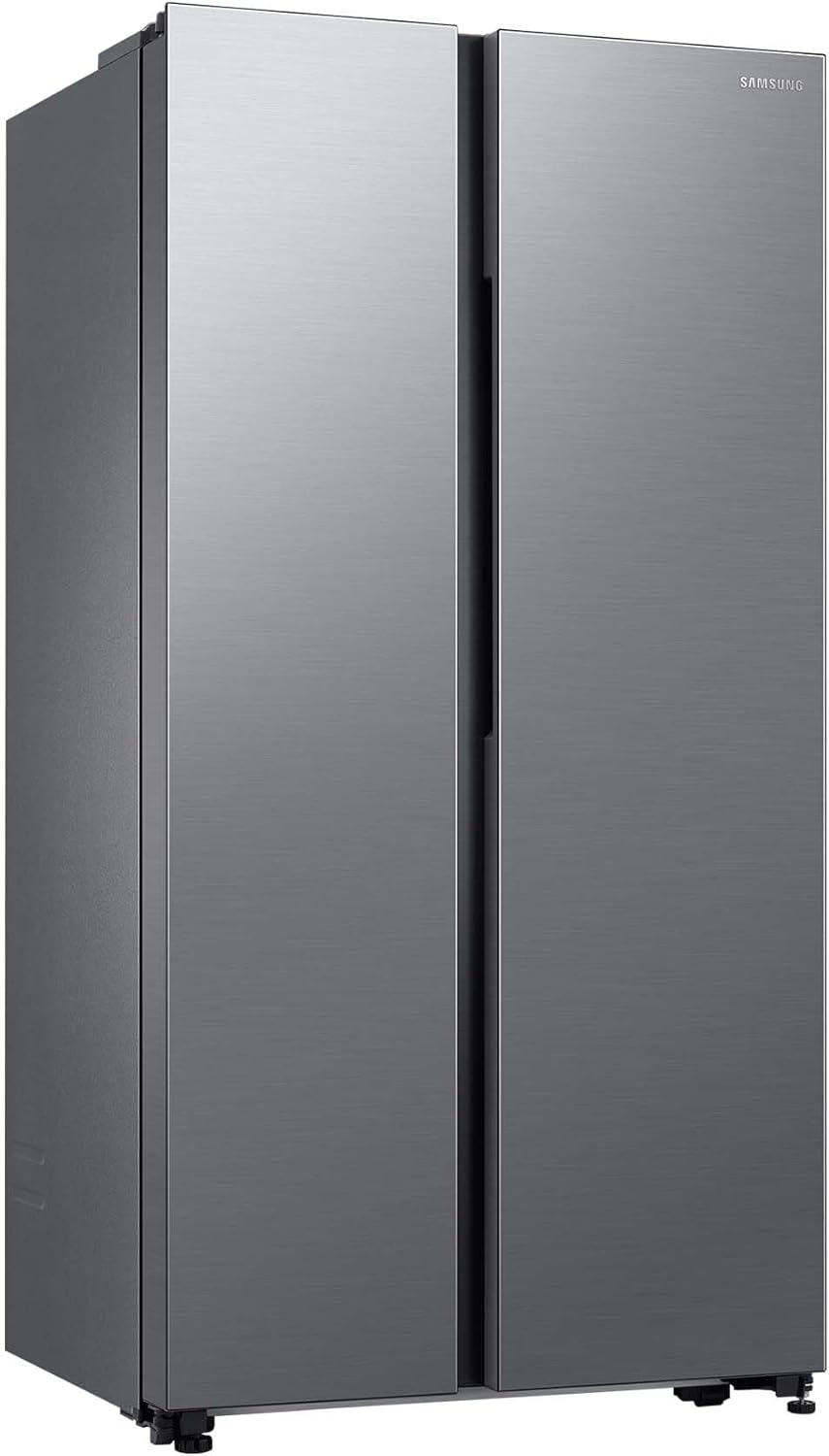Samsung Side by Side Kühlschrank 628L Edelstahl Look 71,6 x 91,2 x 178 cm No Frost SpaceMax SmartThings AI Energy Mode Twist Ice Maker freistehend-Pineuppad