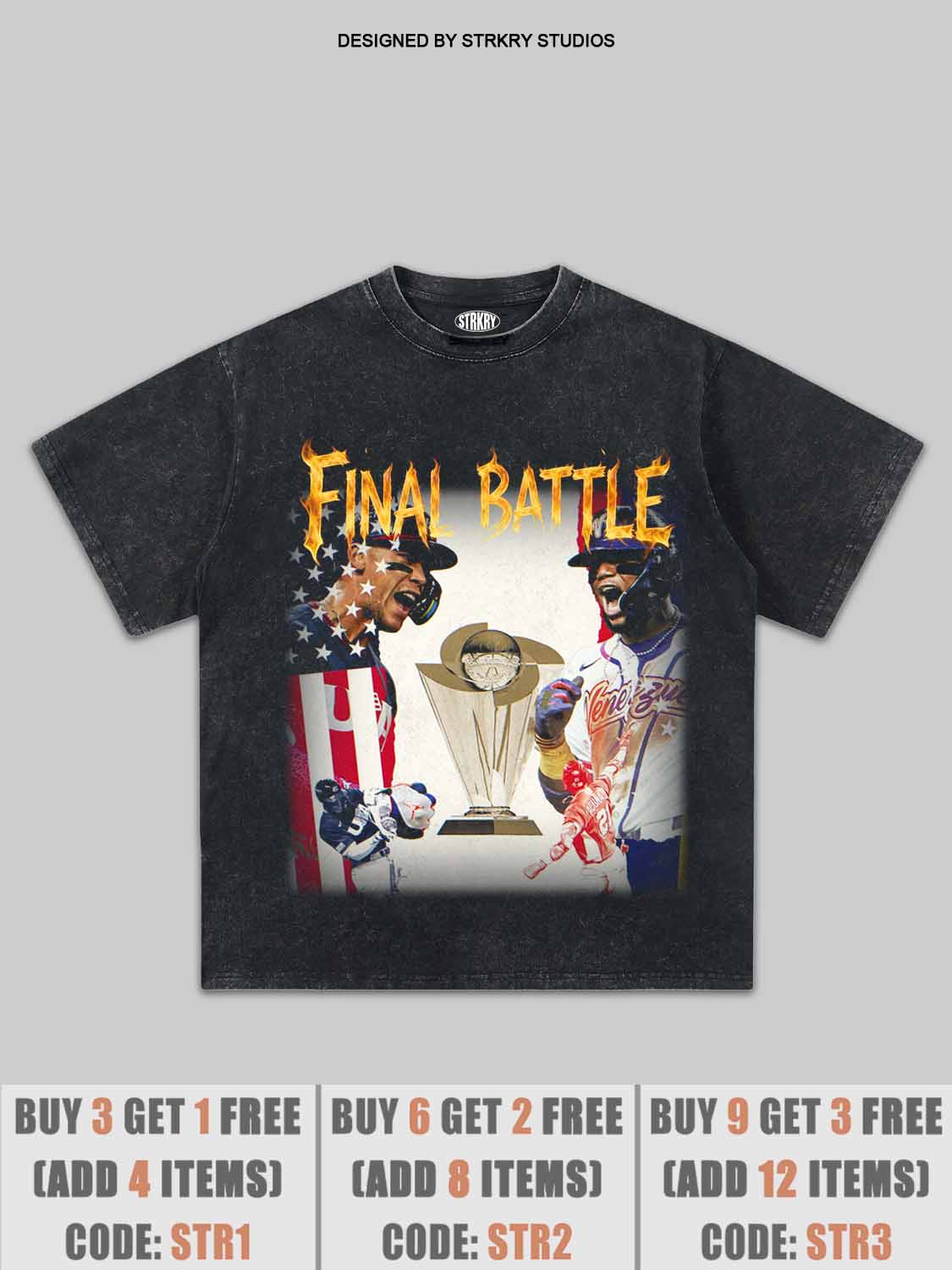 FINAL BATTLE USA VS VENEZUELA TEE 1.1