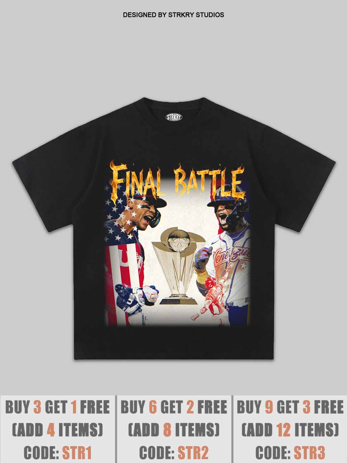 FINAL BATTLE USA VS VENEZUELA TEE 1.1