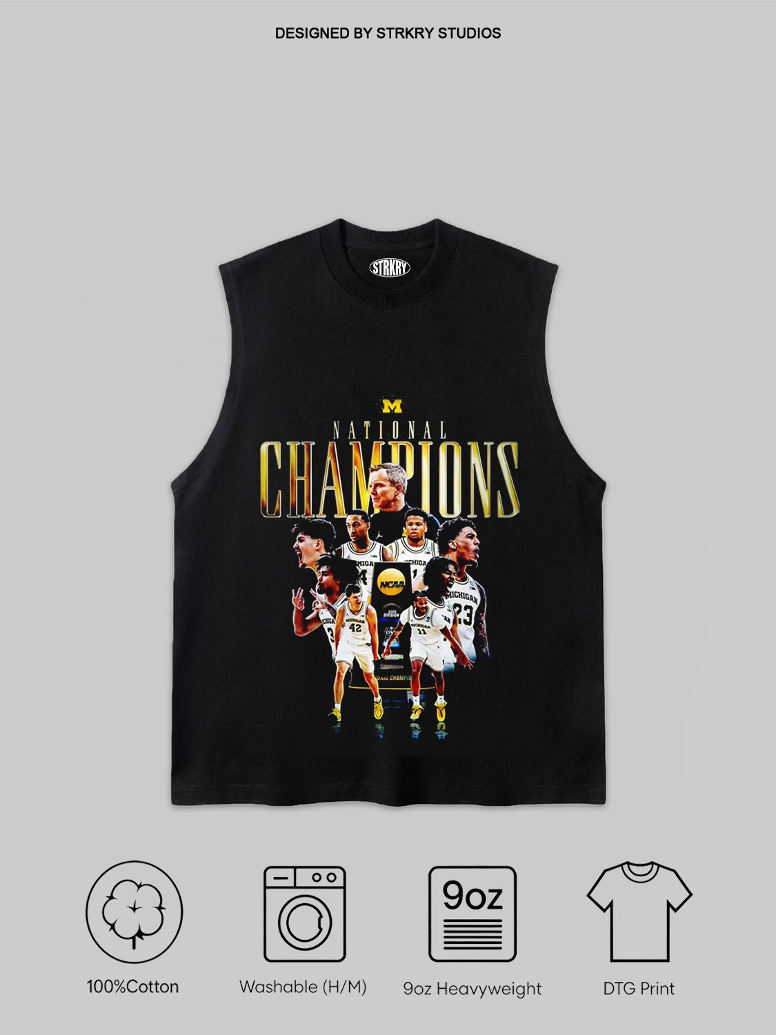 25-26 National Champs Michigan 3  Tee