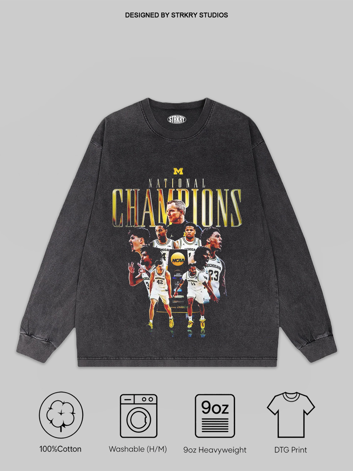 25-26 National Champs Michigan 3  Tee