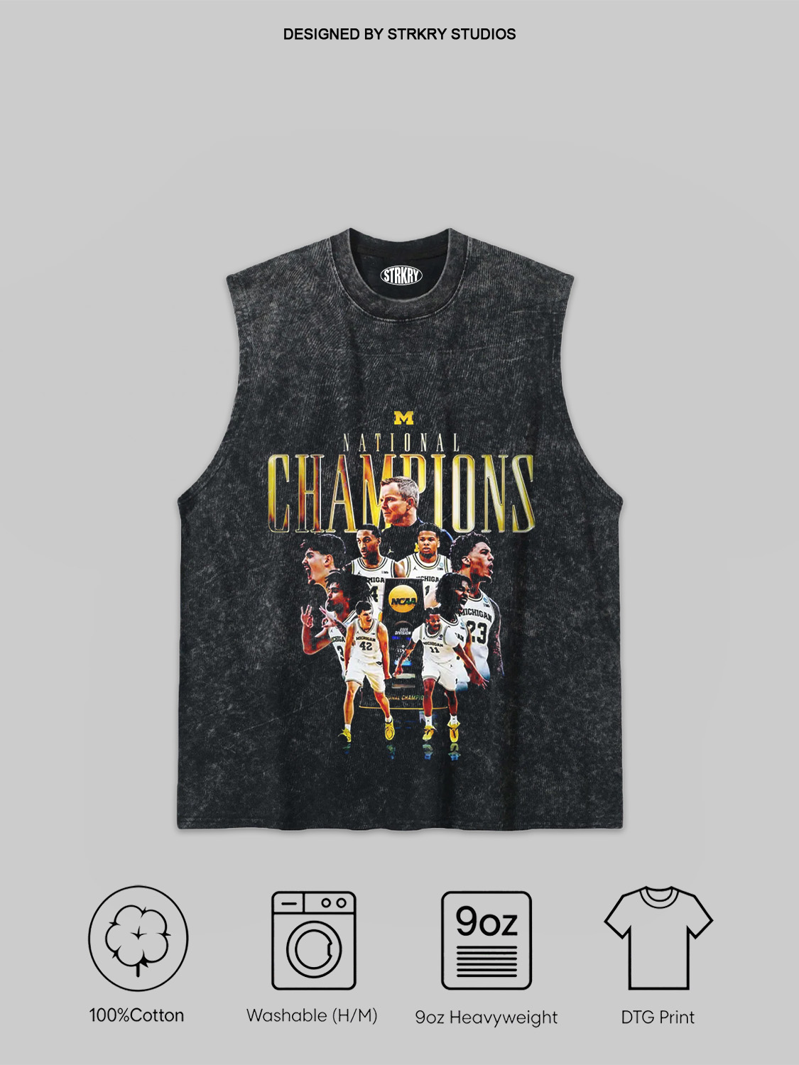 25-26 National Champs Michigan 3  Tee