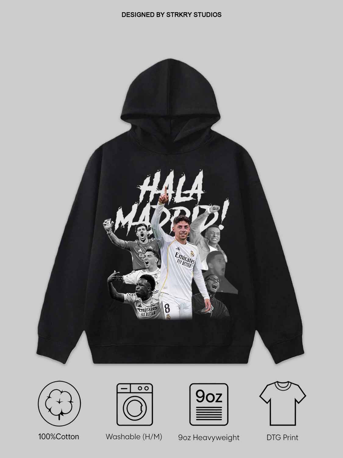 Real Madrid Tee&Hoodie 1.5