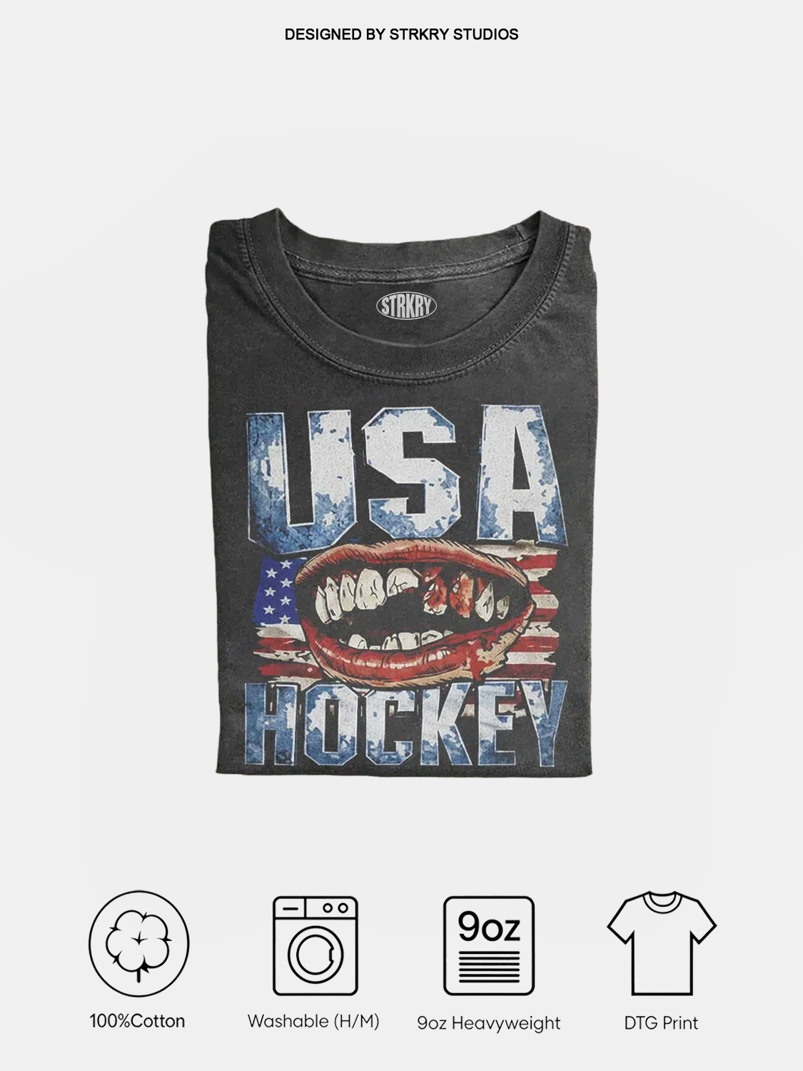 Jack Hughes Champion USA Tee