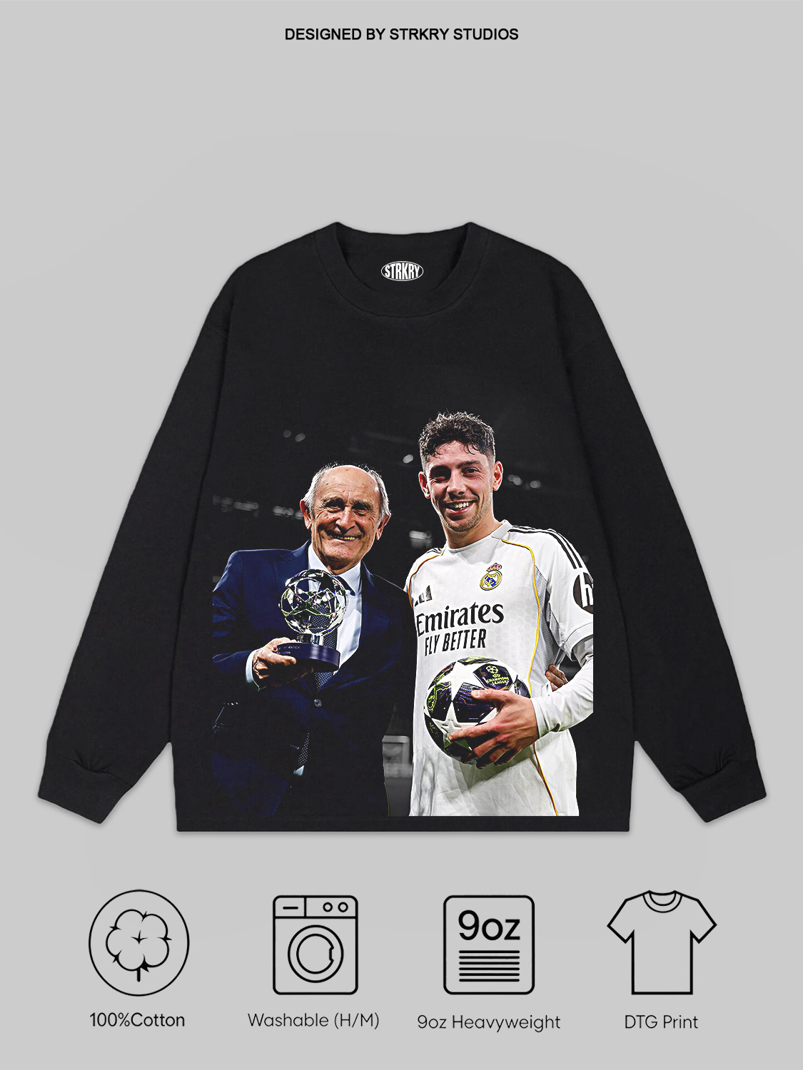 Amancio Amaro & Fede Valverde Tee&Hoodie 