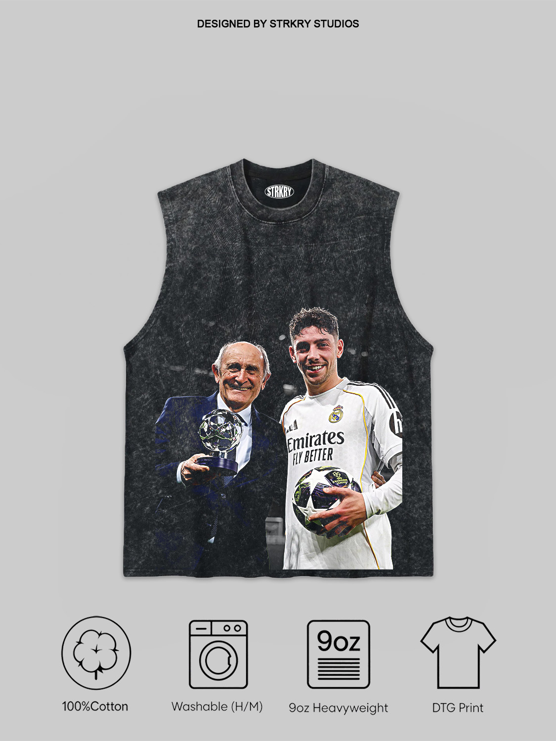 Amancio Amaro & Fede Valverde Tee&Hoodie 