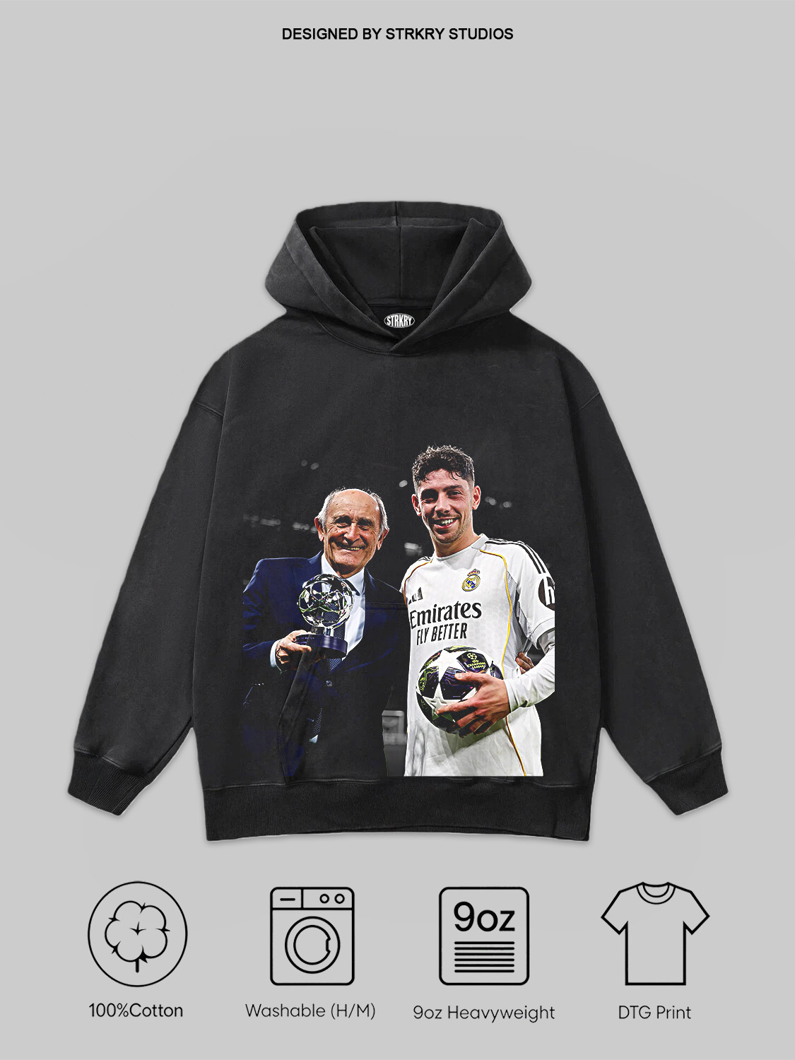 Amancio Amaro & Fede Valverde Tee&Hoodie 