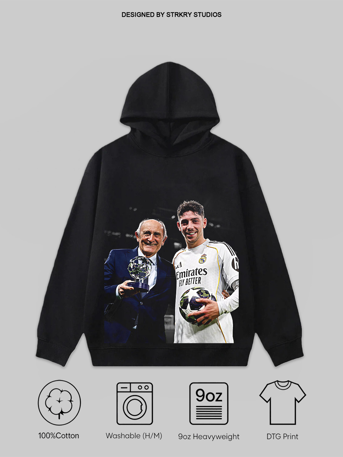 Amancio Amaro & Fede Valverde Tee&Hoodie 